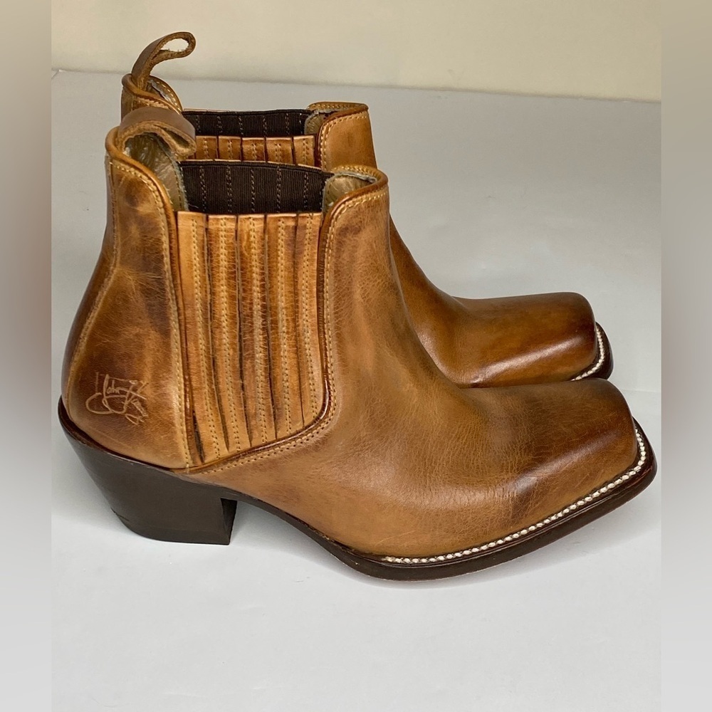 Fluvog Courtney Brown Chelsea Ankle Boot Women’s Sz 6.5